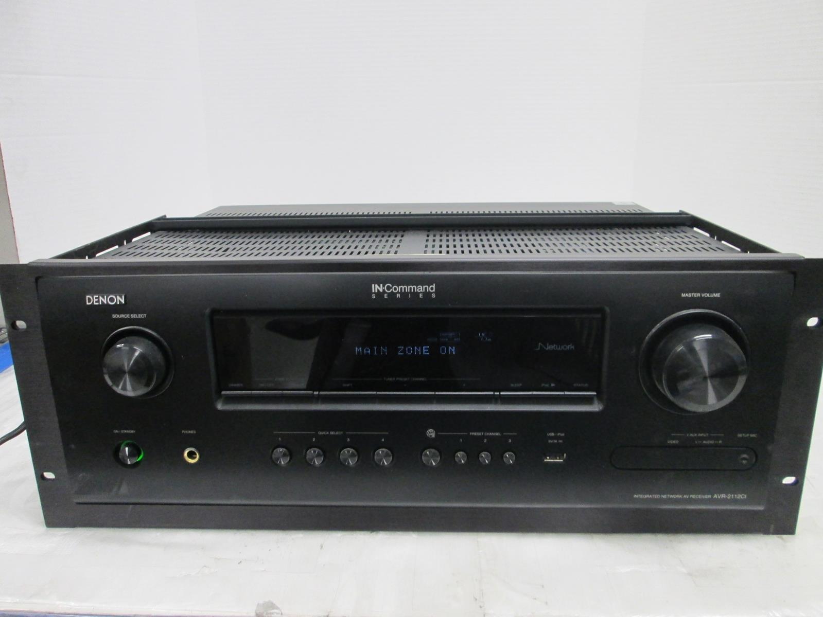 DENON AVR-2112CI NETWORK AV RECEIVER IN-COMMAND SERIES NO REMOTE
