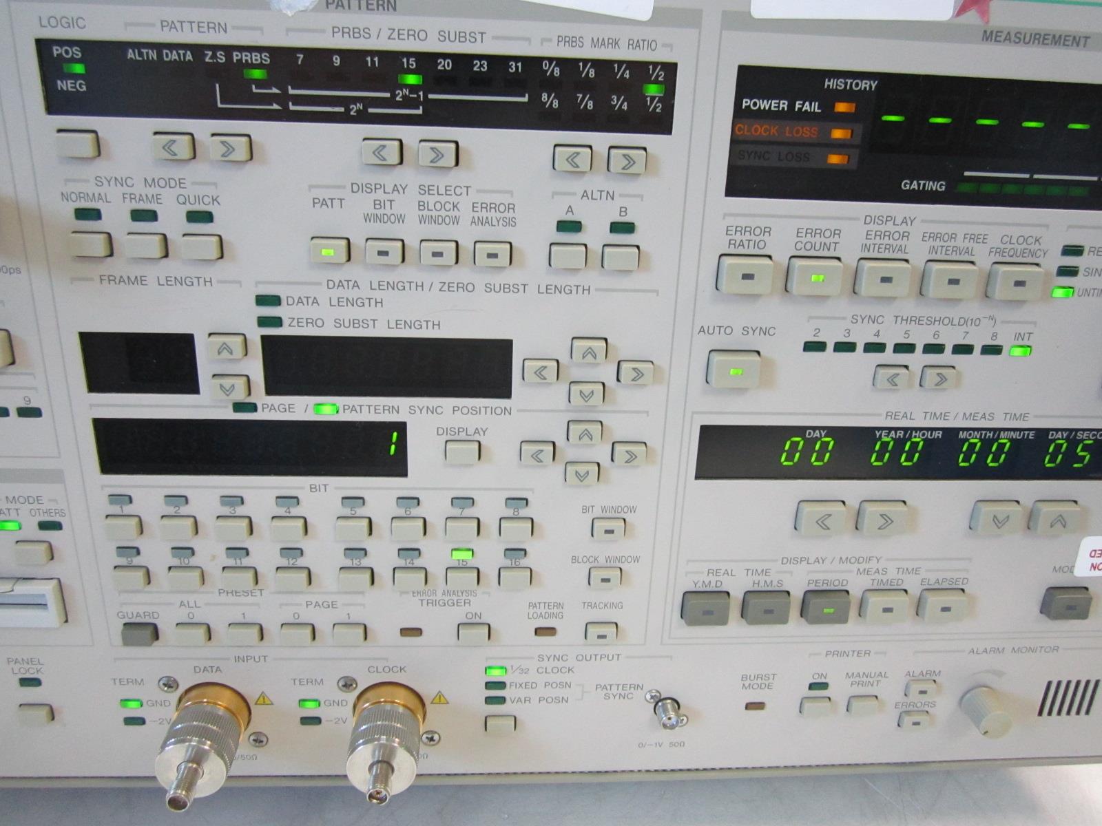 ANRITSU MP1764C ERROR DETECTOR 0.0512.5ghz opt. 01 eBay