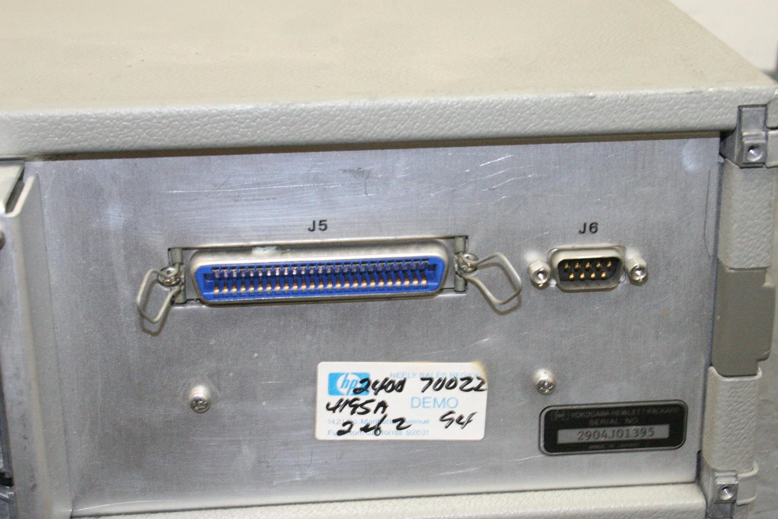 Hewlett Packard 4195A Measurement Unit Option 001 "For Parts or Repair