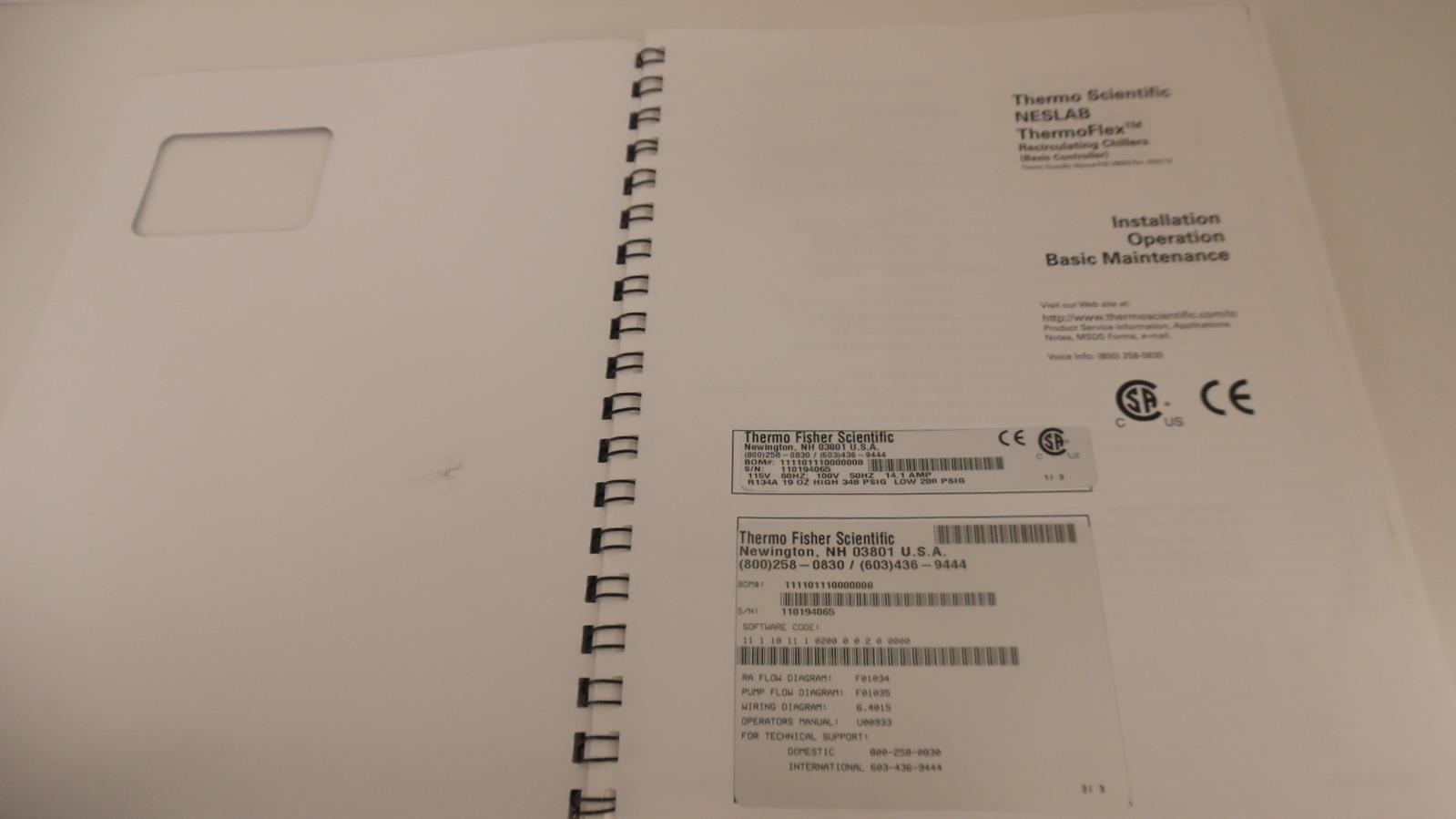 NESLAB THERMOFLEX THERMO SCIENTIFIC INSTRUCTIONS MANUAL | eBay