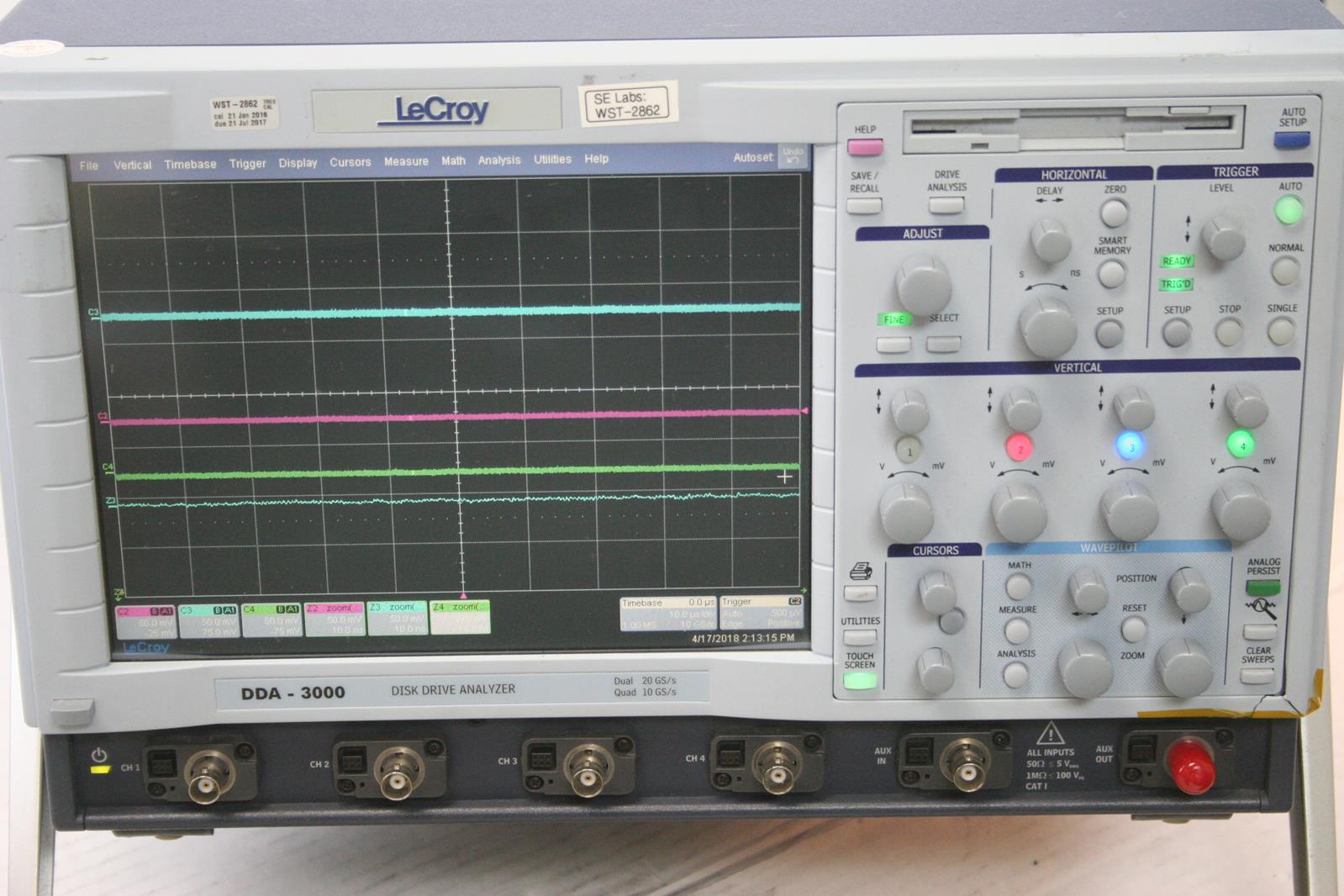 LECROY DDA3000 Disk Drive Analyzer Oscilloscope w/ Memory Option XL eBay