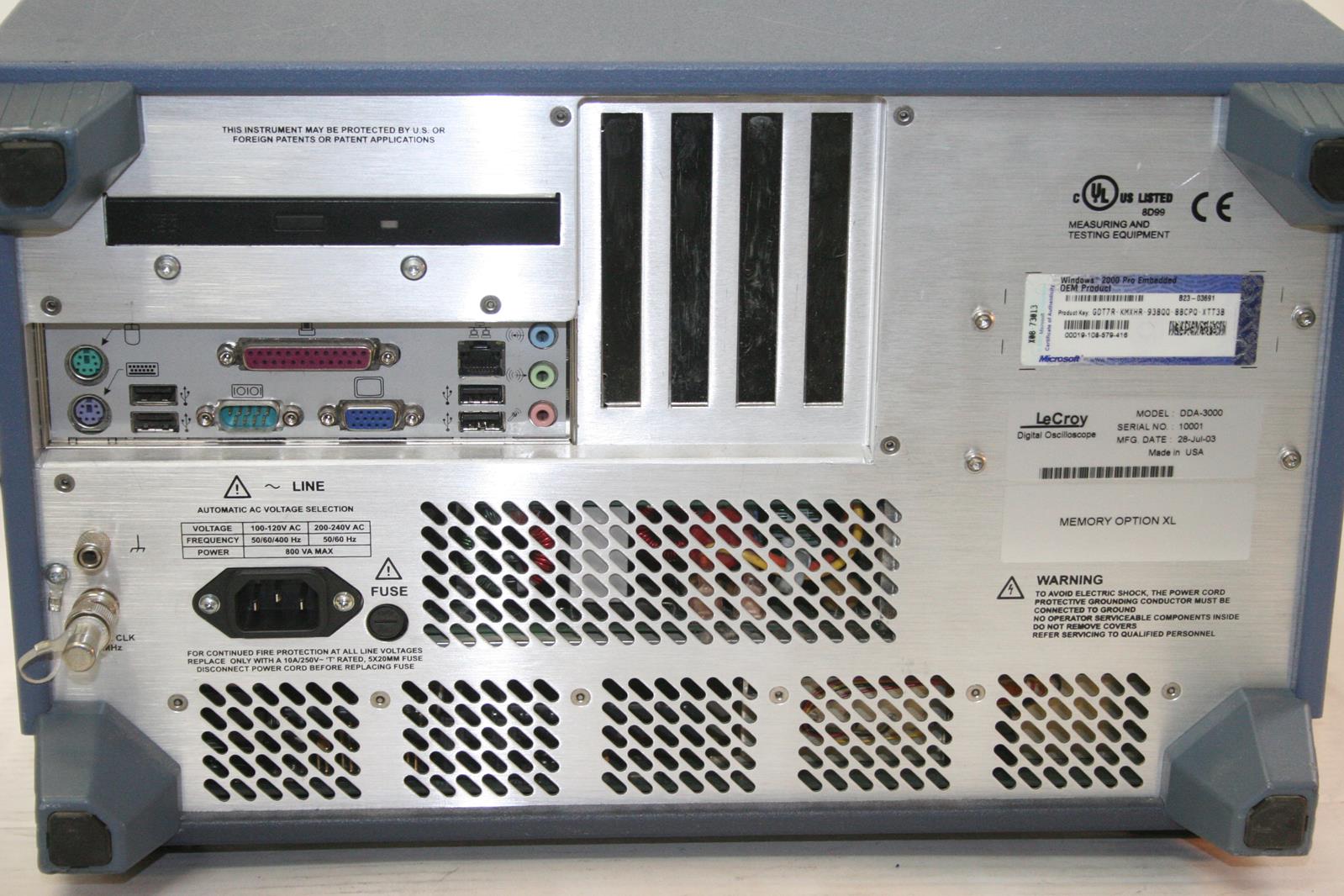 LECROY DDA3000 Disk Drive Analyzer Oscilloscope w/ Memory Option XL eBay