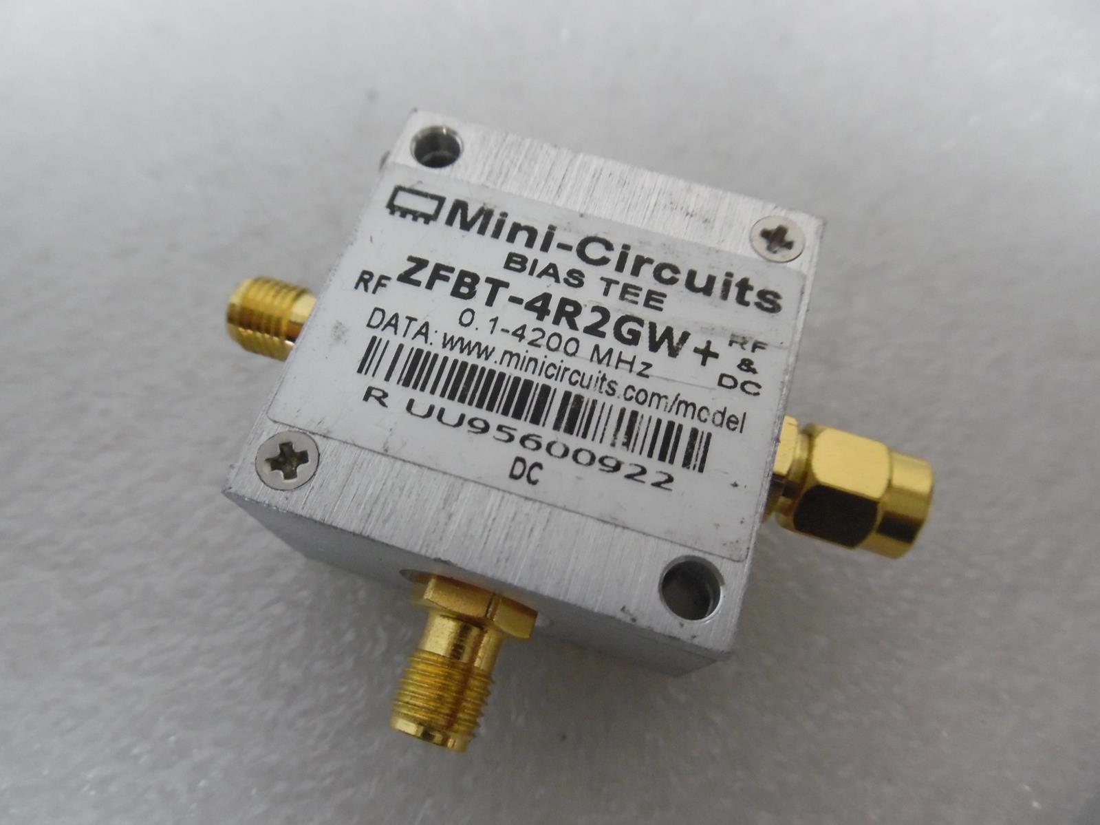 MINI-CIRCUITS BIAS TEE ZFBT-4R2GW+ 0.1-7522 MHz | eBay