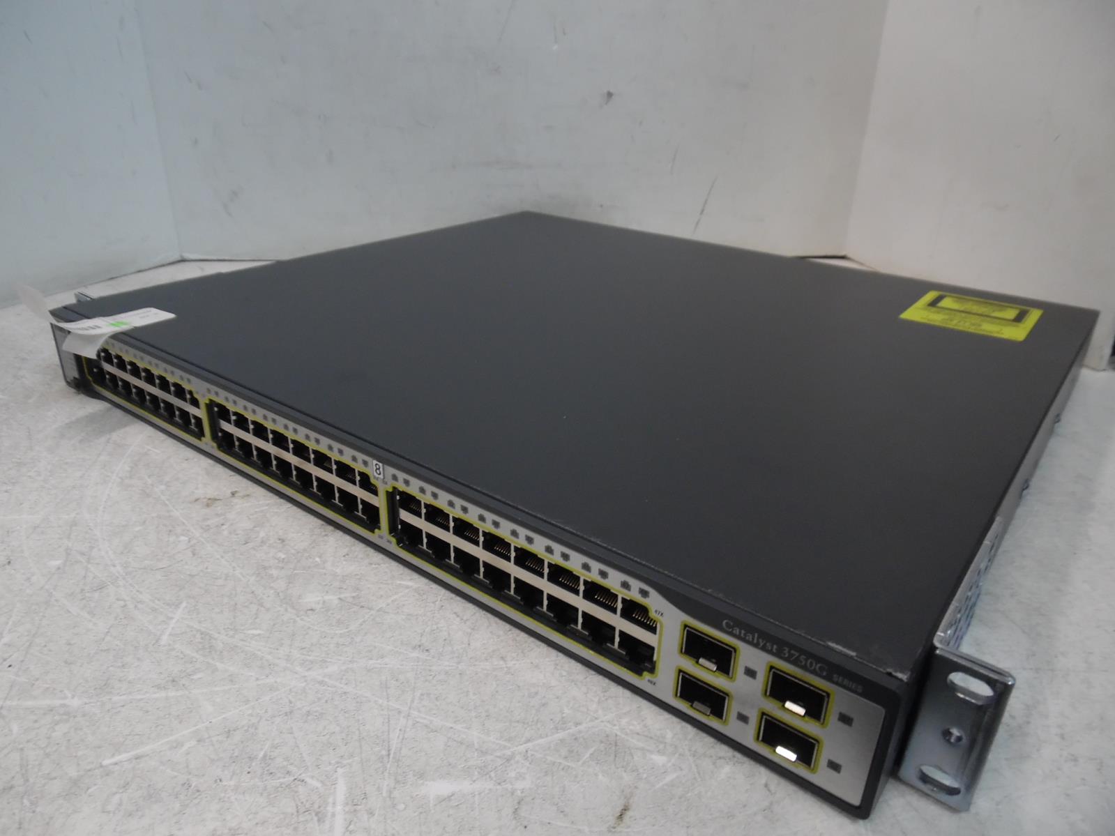 CISCO CATALYST 3750G SERIES WS C3750G 48TS S 48 PORT GB ETHERNET SWITCH