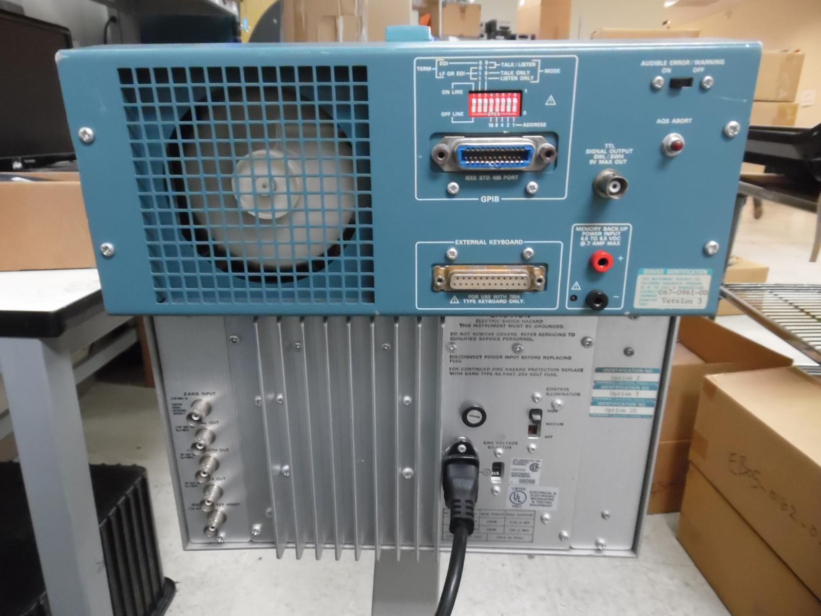 TEKTRONIX 7854 400MHz 4 SLOT, OSCILLOSCOPE W/ OPTIONS 2,3,2D "PASSED ...