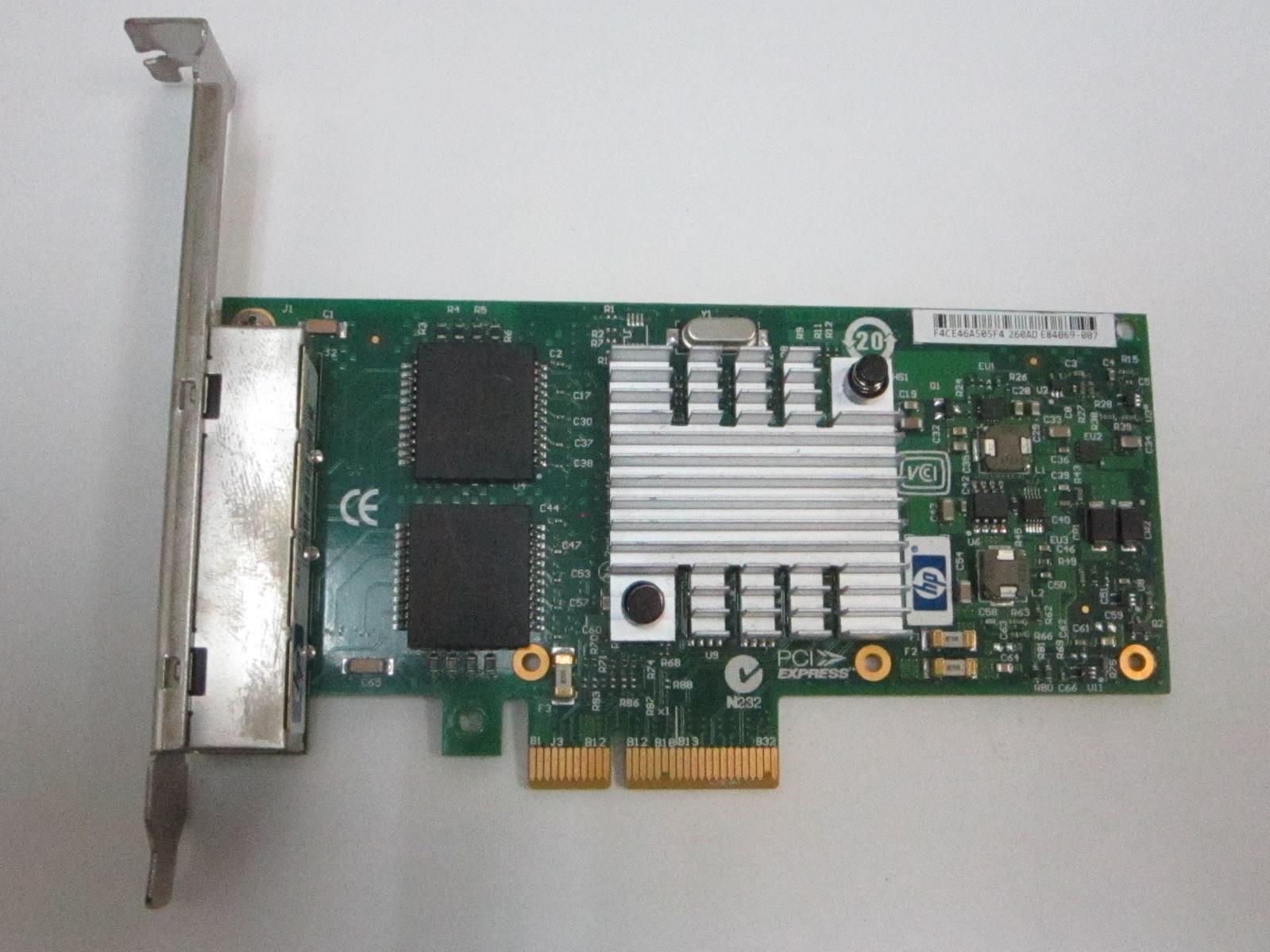 Hewlett Packard NC365T 593720-001 GIGABIT ETHERNET CARD 3663959007260 | eBay