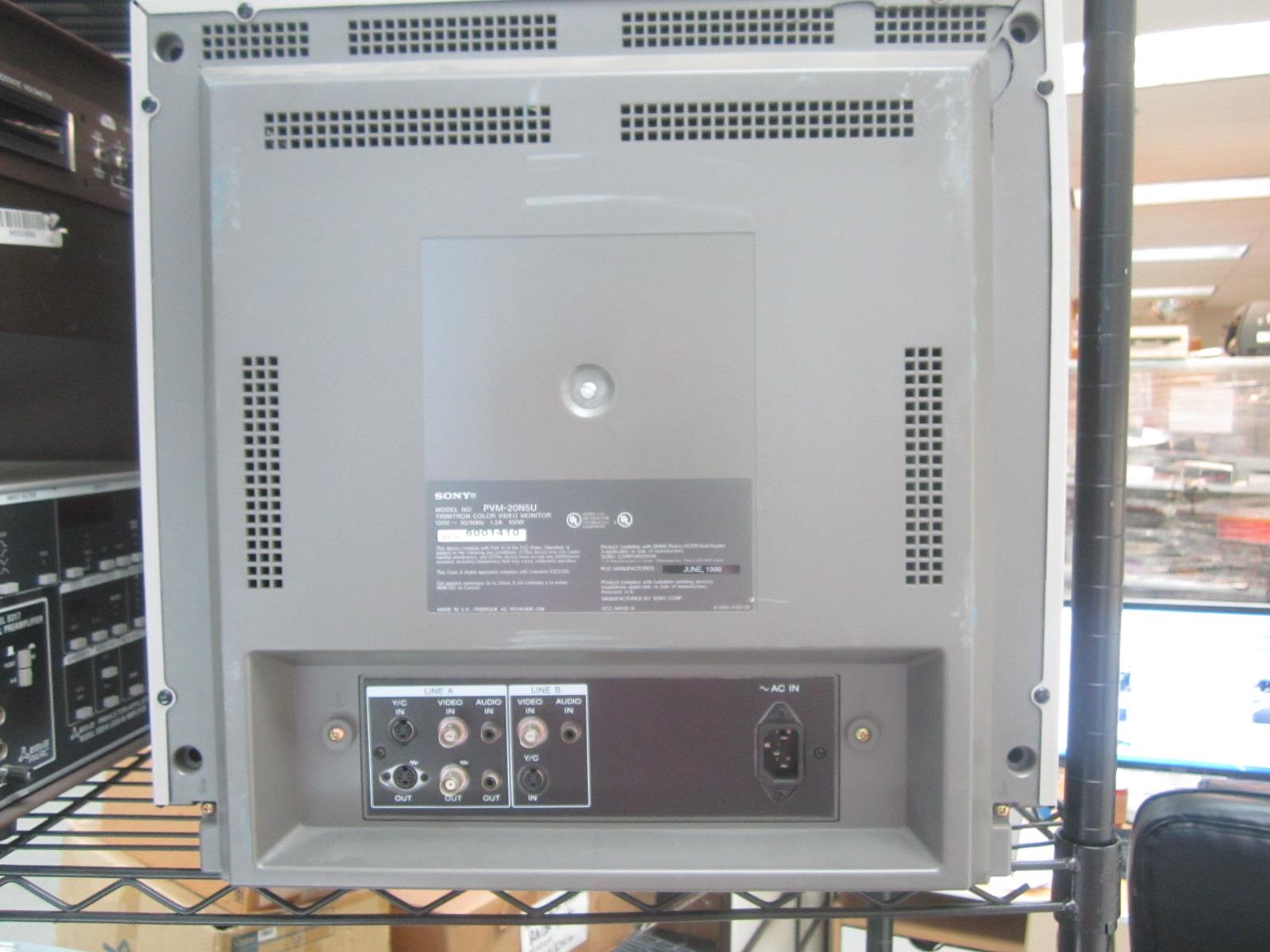 SONY PVM20N5U TRINITRON 20" CLASSIC TELEVISION FOR RETRO GAMING CRT