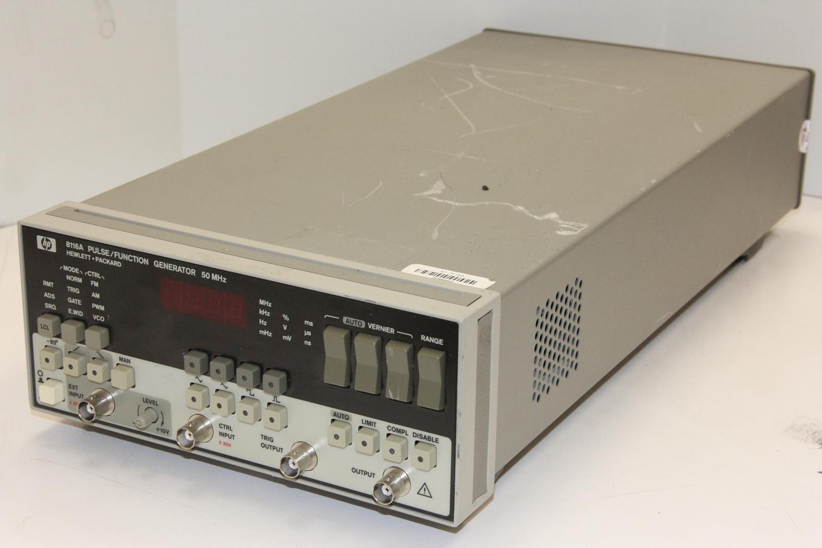 Hewlett Packard HP 8116A Pulse Function Generator eBay