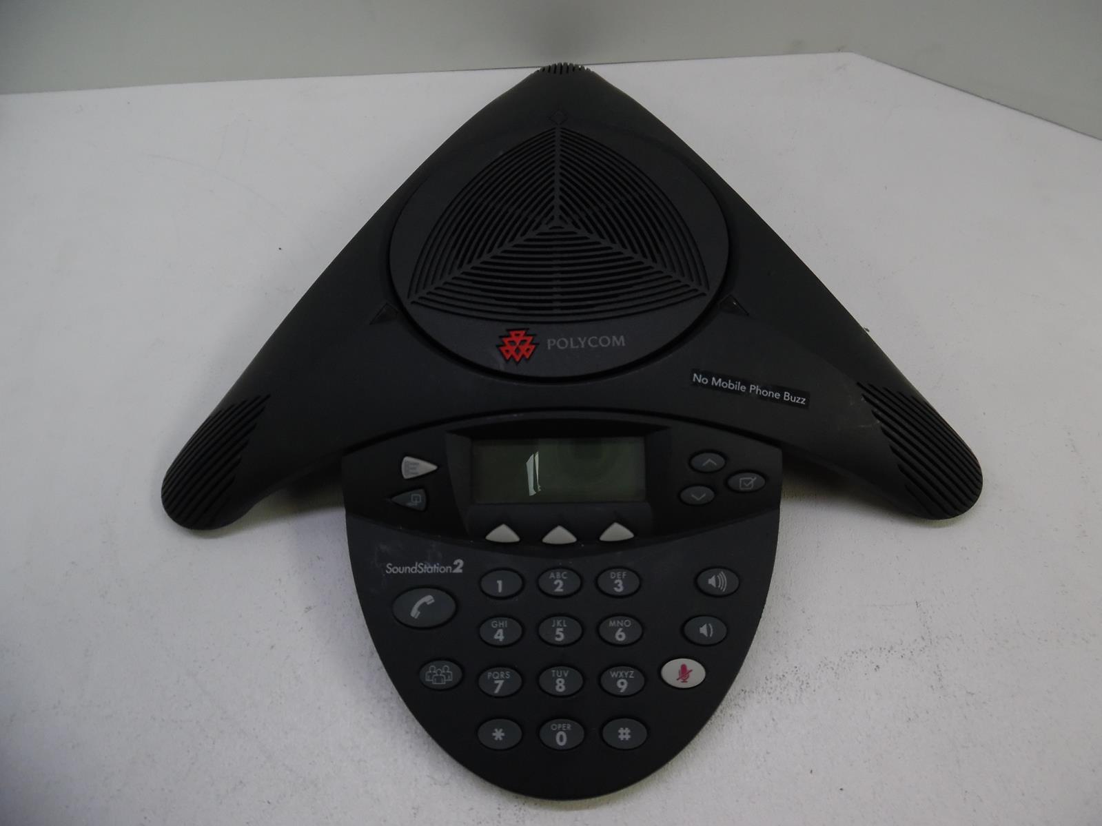 Polycom Soundstation 2 Non Expandable Conference Phone 21 601 Office Electronics Telephones Accessories