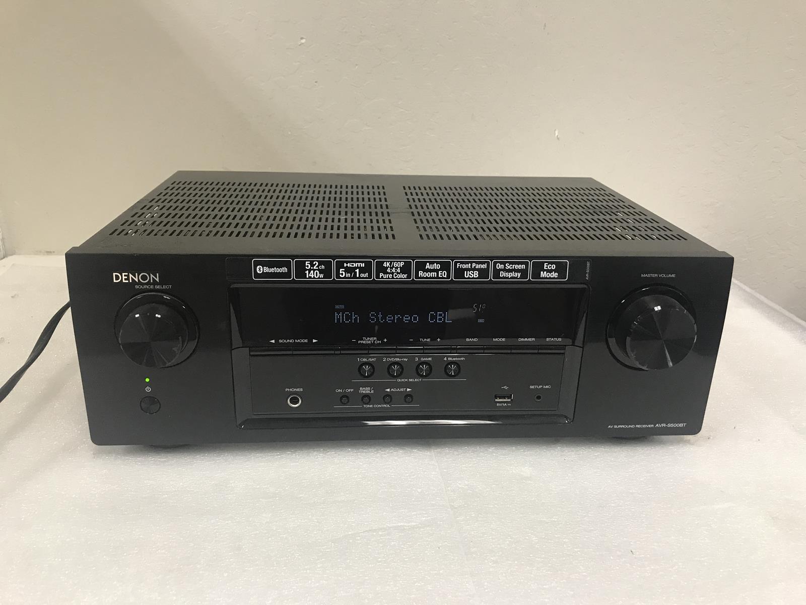 DENON AVR-S500BT AV SURROUND RECEIVER | eBay